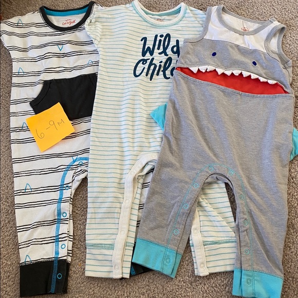 Cat & Jack Baby Summer Rompers/Jumpsuits Lot - Picture 1 of 1